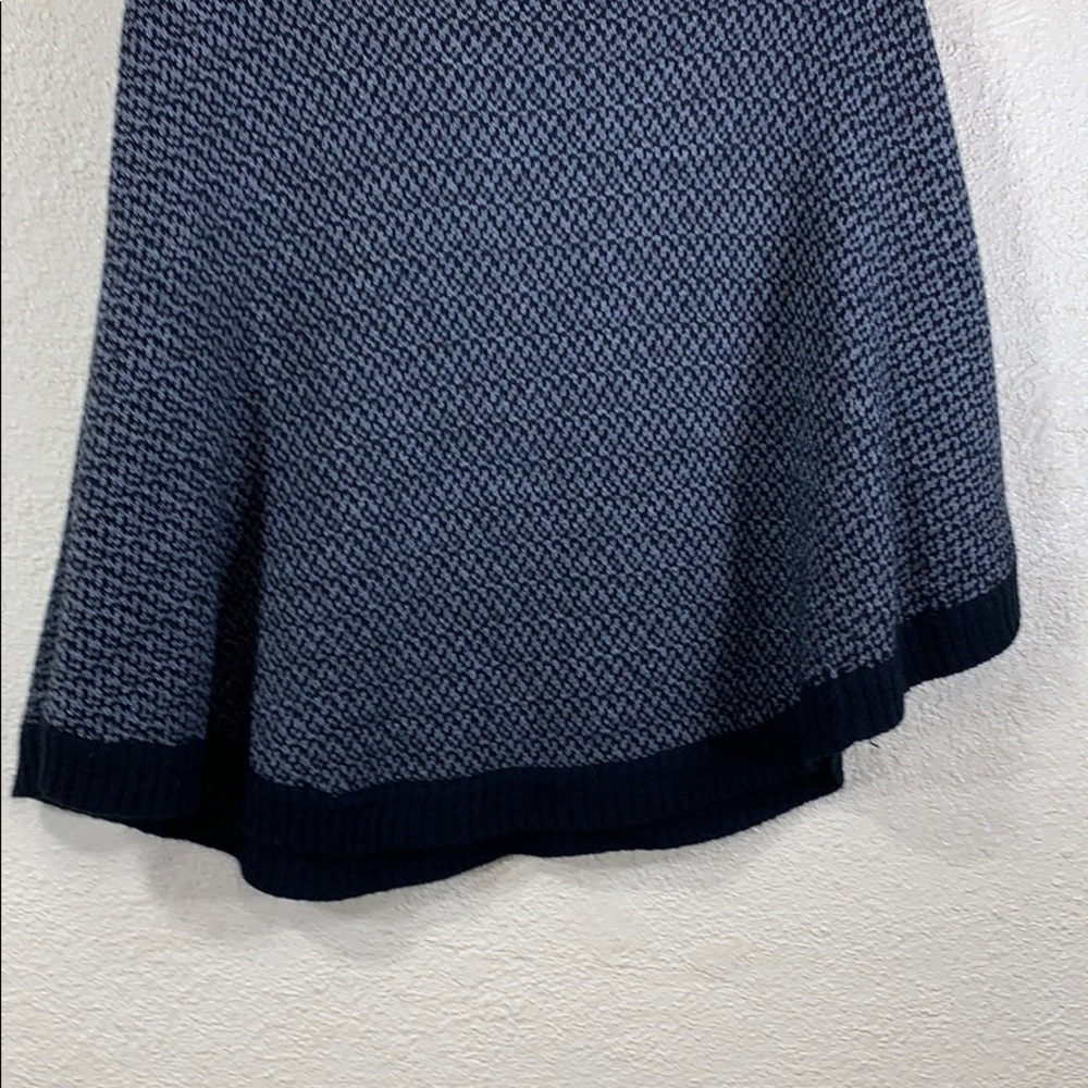 Candie's Sweater Poncho Black Gray M - Picture 7 of 8